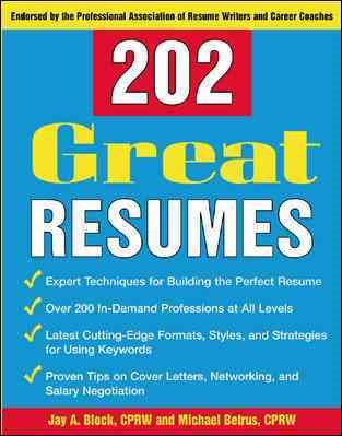202 Great Resumes cover