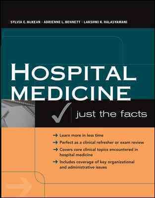Hospital Medicine: Just The Facts cover