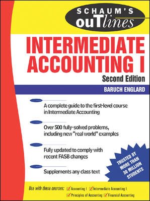 Schaum's Outline of Intermediate Accounting I, Second Edition (Schaum's Outlines) cover