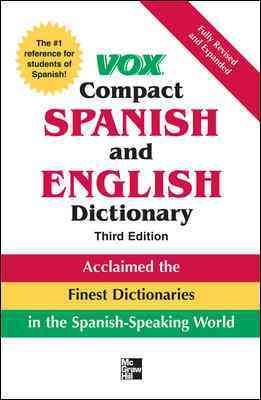 Vox Compact Spanish and English Dictionary, 3E (Vinyl) cover