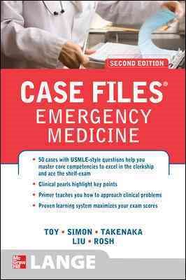 Case Files Emergency Medicine, Second Edition (LANGE Case Files) cover