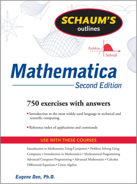 Schaum's Outline of Mathematica, Second Edition (Schaum's Outlines) cover