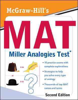 McGraw-Hill's MAT Miller Analogies Test, Second Edition cover