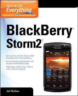 How to Do Everything BlackBerry Storm2 cover