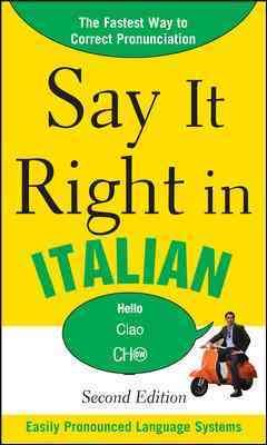 Say It Right in Italian, 2nd Edition (Say It Right! Series) cover