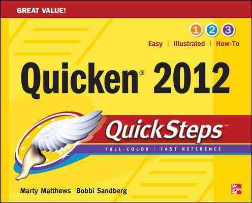 Quicken 2012 QuickSteps cover