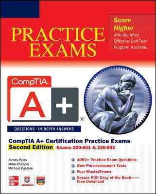 CompTIA A+ Certification Practice Exams, Second Edition (Exams 220-801 & 220-802) cover