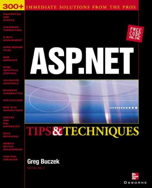 ASP.NET Tips & Techniques cover