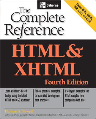 HTML & XHTML: The Complete Reference (Osborne Complete Reference Series) cover