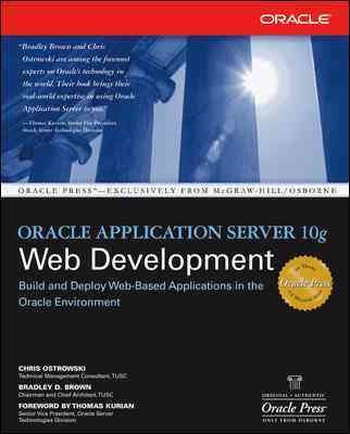 Oracle Application Server 10g Web Development (Oracle Press) cover