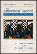 The American Record: Volume 2, Since 1865 cover