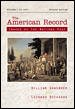 The American Record, Volume 1: to 1877