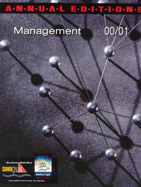 Annual Editions: Management 00/01 cover