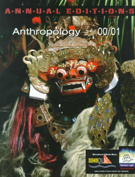 Annual Editions: Anthropology 00/01 (Annual Editions) cover