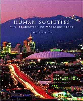 Human Societies: An Introduction to Macrosociology cover