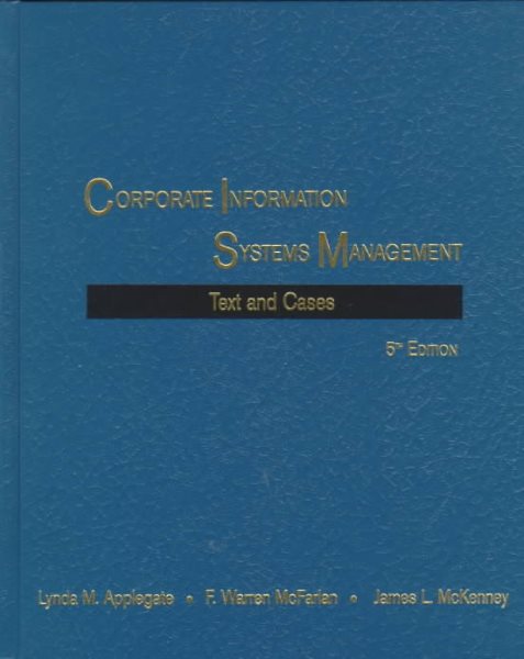 Corporate Information Systems Management: Text and Cases cover