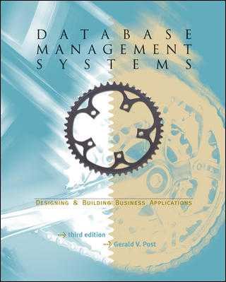 Database Management Systems-Designing & Building Business Applications cover