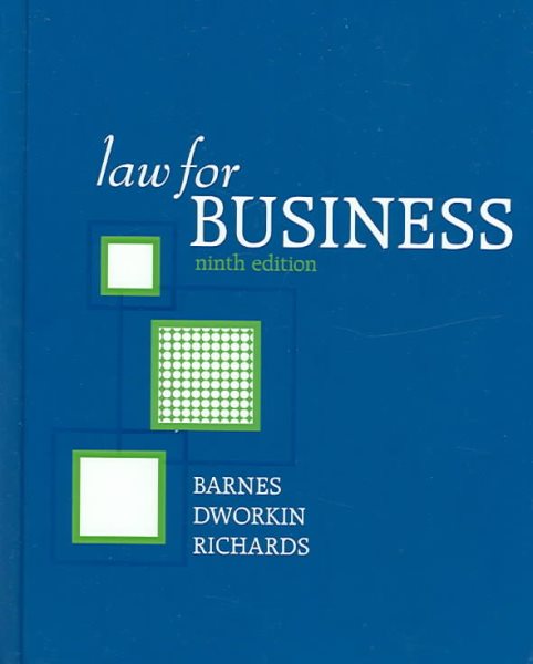 Law for Business cover