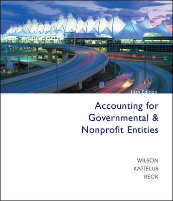 Accounting for Governmental and Nonprofit Entities with City of Smithville CD-ROM cover