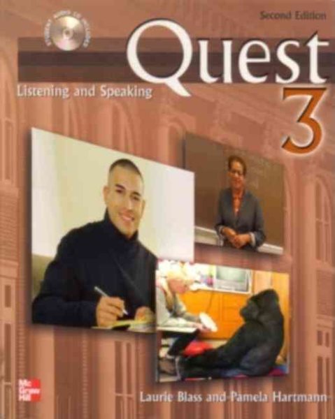 Quest 3 Listening and Speaking Student Book with Audio Highlights, 2nd Edition cover