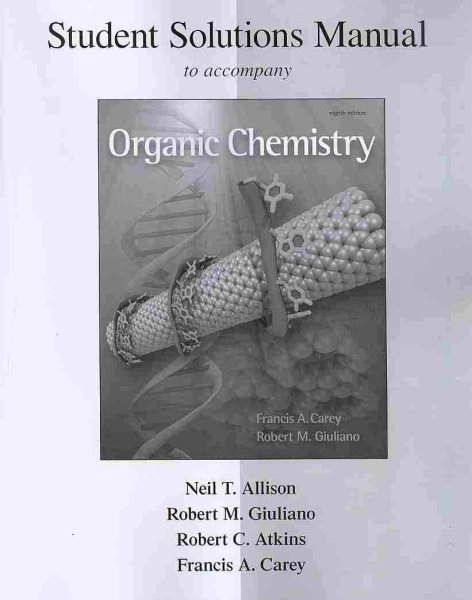 Student Solutions Manual to accompany Organic Chemistry cover