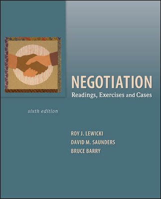 Negotiation: Readings, Exercises, and Cases cover