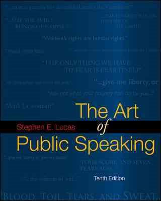 The Art of Public Speaking with Media Ops Setup ISBN Lucas