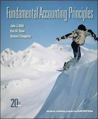 Fundamental Accounting Principles, 20th Edition