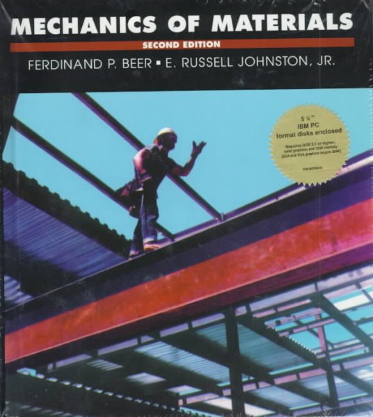 Mechanics of Materials/Book and 5 1/4 Inch Disk cover