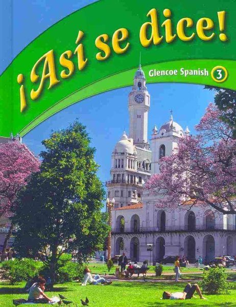 Asi Se Dice! Glencoe Spanish, 3 (Spanish Edition) cover