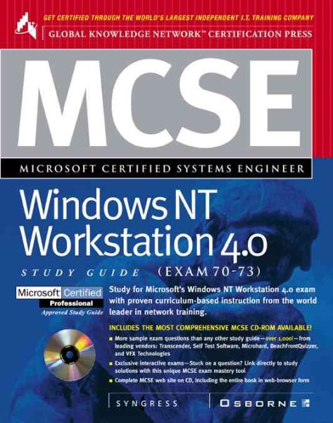 McSe Nt Workstation 4.0 Study Guide: (Exam 70-73) (Certification Study Guides)