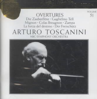 Overtures (Toscanini Collection, Vol. 51) cover