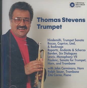 Thomas Stevens Trumpet Sonatas cover