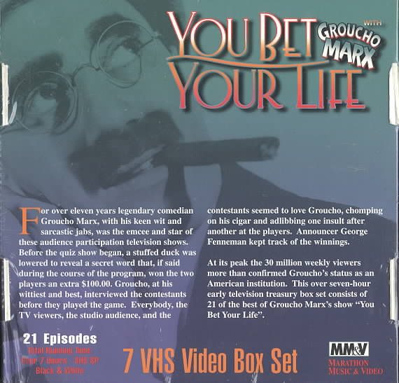 You Bet Your Life: Groucho Marx (7pc) cover
