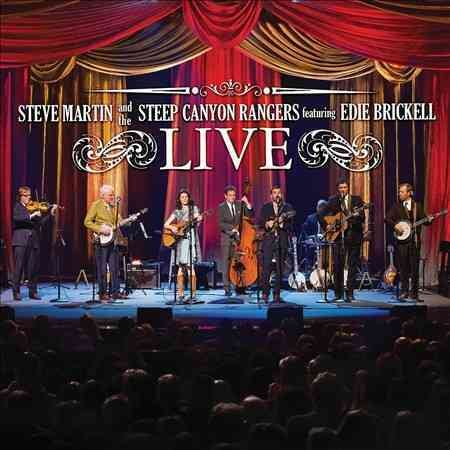 Steve Martin And The Steep Canyon Rangers Featuring Edie Brickell Live [CD/DVD Combo] cover