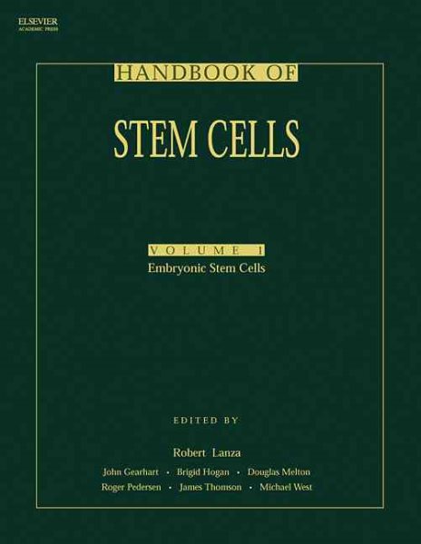 Handbook of Stem Cells, Two-Volume Set: Volume 1-Embryonic Stem Cells; Volume 2-Adult & Fetal Stem Cells cover