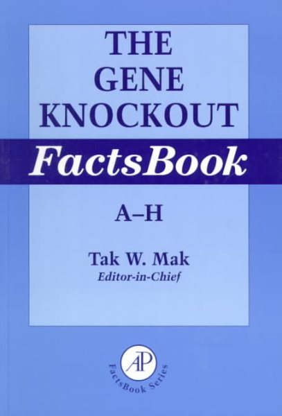 The Gene Knockout Factsbook, Two-Volume Set