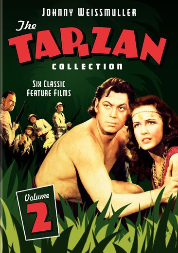 The Tarzan Collection Starring Johnny Weissmuller: Volume Two (Tarzan Triumphs / Tarzan's Desert Mystery / Tarzan and the Amazons / and the Leopard Woman / and the Huntress / and the Mermaids) cover