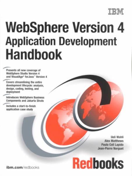 WebSphere Version 4 Application Development Handbook cover