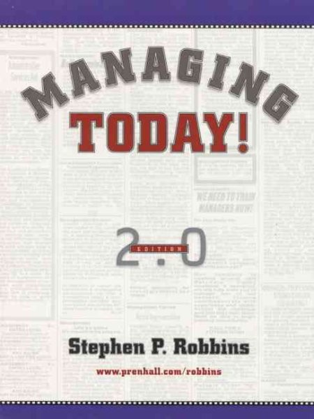 Managing Today! (2nd Edition) cover