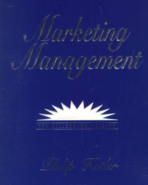 Marketing Management: Millennium Edition (10th Edition) cover