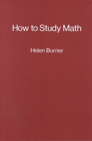 How to Study Mathematics cover