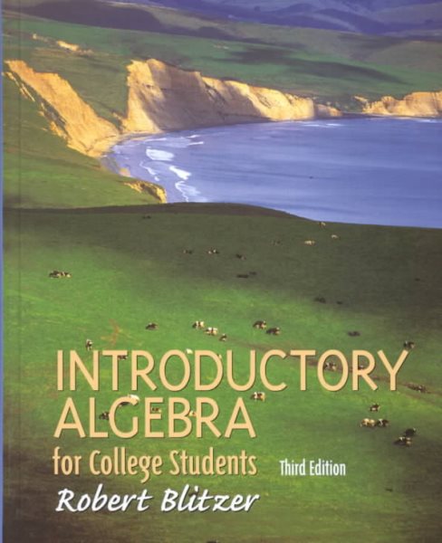 Introductory Algebra for College Students (3rd Edition)