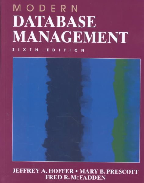 Modern Database Management (6th Edition) cover