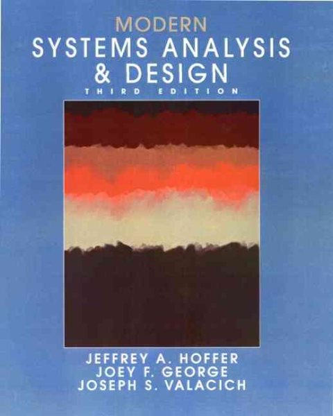 Modern Systems Analysis and Design (3rd Edition) cover