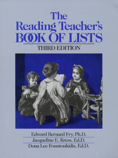 The Reading Teacher's Book of Lists (J-B Ed: Book of Lists) cover