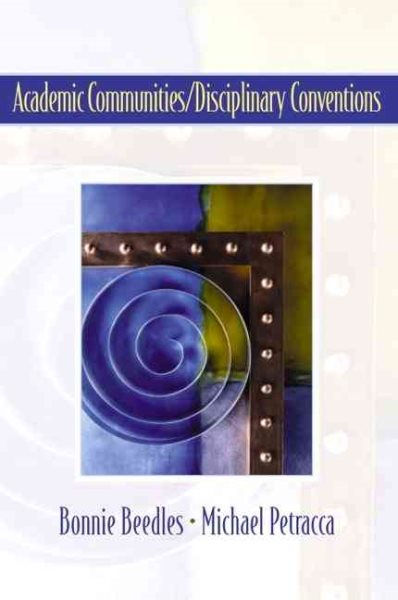 Academic Communities/Disciplinary Conventions cover