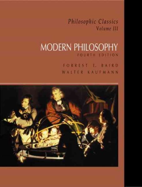 Philosophic Classics: Volume III: Modern Philosophy cover