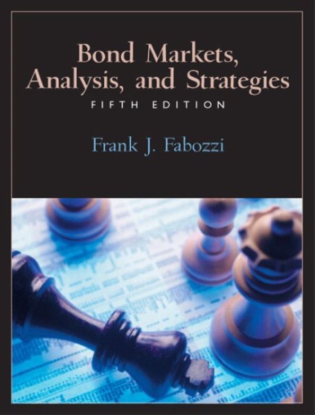Bond Markets, Analysis, and Strategies (5th Edition) cover