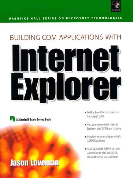 Building COM Applications with Internet Explorer cover